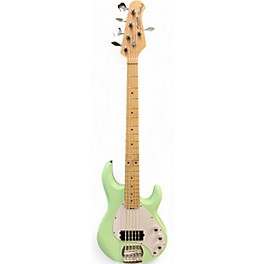 Used Sterling by Music Man Ray5 5 String Surf Green Electric Bass Guitar