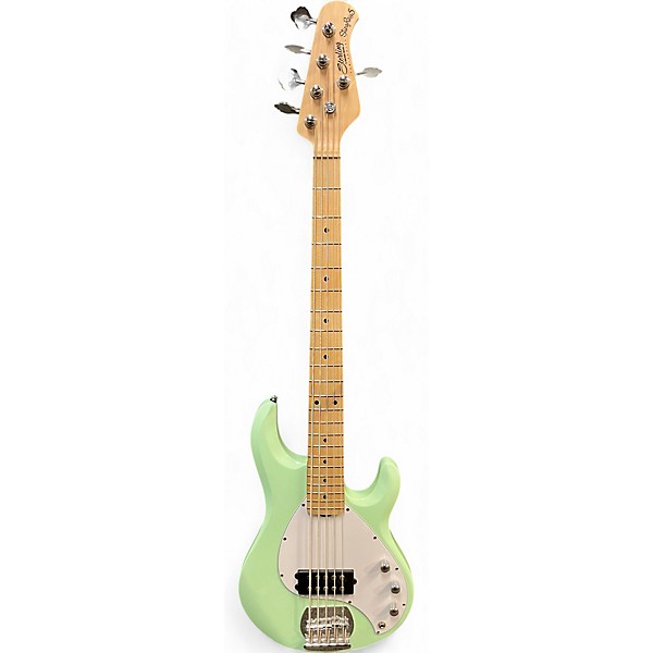 Used Sterling by Music Man Ray5 5 String Surf Green Electric Bass Guitar