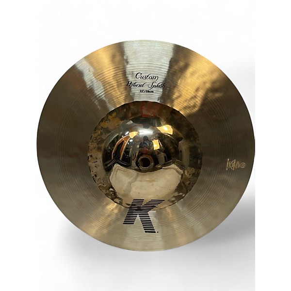 Used Zildjian 11in K Custom Hybrid Splash Cymbal