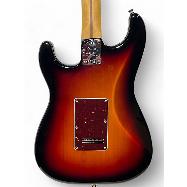 Used Fender American Professional II Stratocaster 3 Color Sunburst Solid Body Electric Guitar