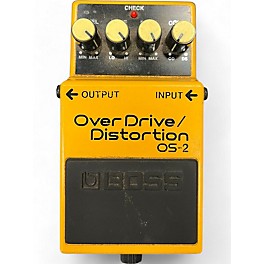 Used BOSS OS2 Overdrive Distortion Effect Pedal