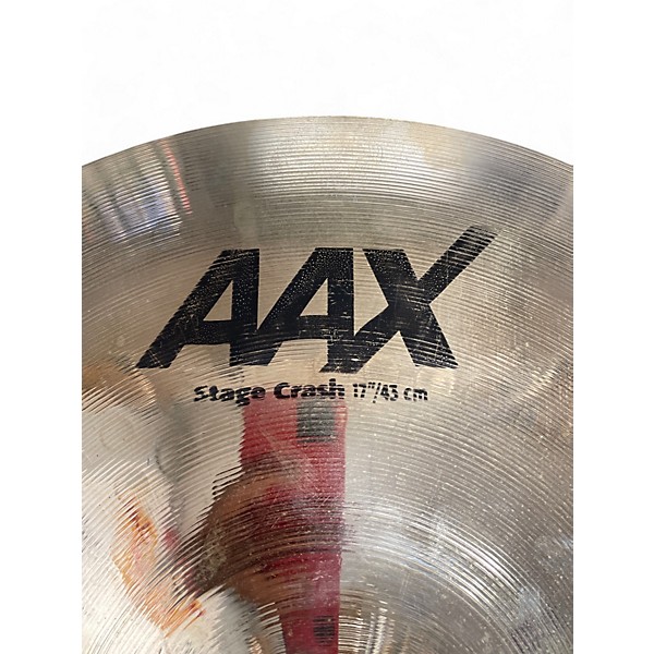 Used SABIAN 17in AAX Stage Crash Cymbal