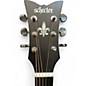 Used Schecter Guitar Research DELUXE Black Acoustic Guitar