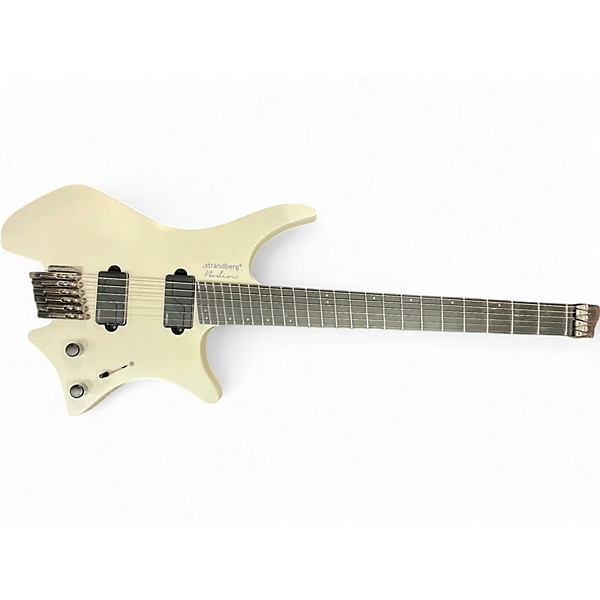 Used strandberg Boden Metal 6 Pearl White Solid Body Electric Guitar