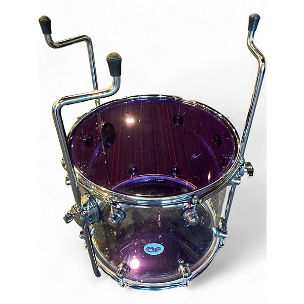 Used DW 8 Piece Design Series Acrylic Clear Drum Kit