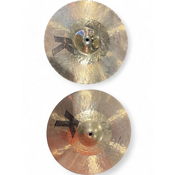 Used Zildjian 14in K Custom Hybrid Hi Hat Pair Cymbal