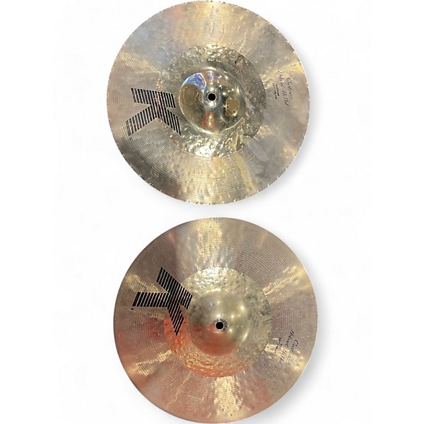 Used Zildjian 14in K Custom Hybrid Hi Hat Pair Cymbal