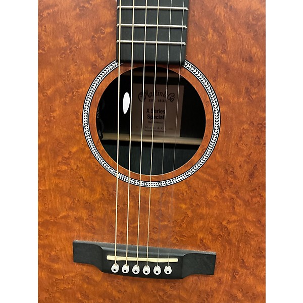 Used Martin X SERIES SPECIAL COGNAC BIRDSEYE Acoustic Electric Guitar
