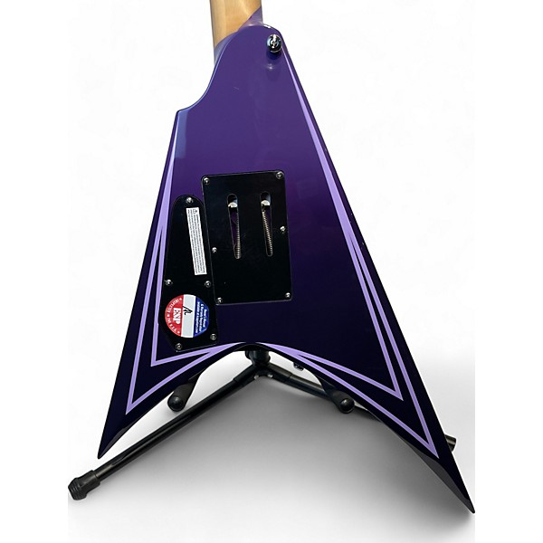 Used ESP LTD Alexi Laiho Hexed Graphic Purple Solid Body Electric Guitar