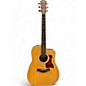 Used Taylor 210CE Natural Acoustic Electric Guitar thumbnail