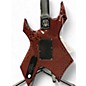 Used B.C. Rich Stranger Things "Eddies" Warlock Red Crackle Solid Body Electric Guitar