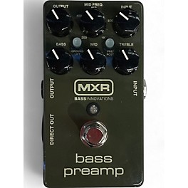 Used MXR BASS PREAMP Bass Effect Pedal