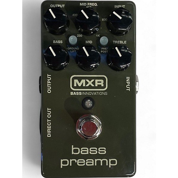 Used MXR BASS PREAMP Bass Effect Pedal