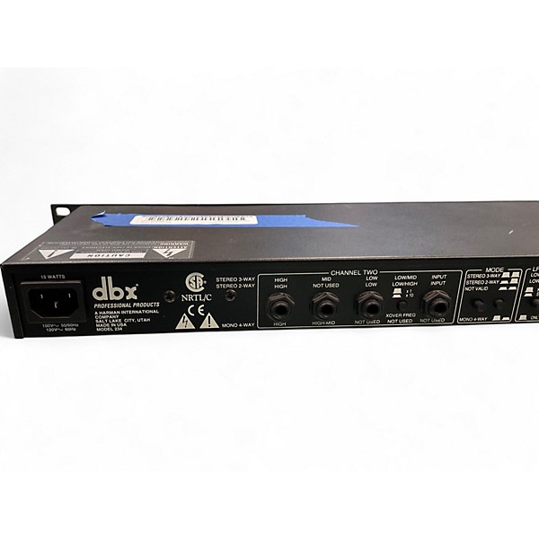 Used dbx 234S Stereo 2/3 Way Mono 4-Way Crossover