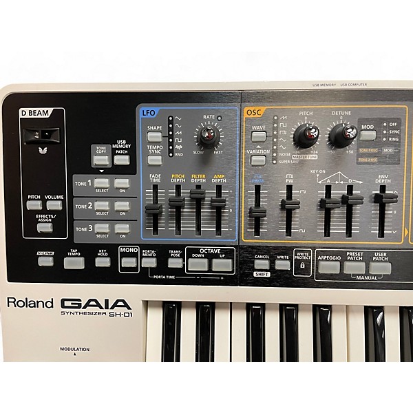 Used Roland Gaia SH01 37 Key Synthesizer