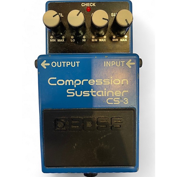 Used BOSS CS3 Compressor Sustainer Effect Pedal