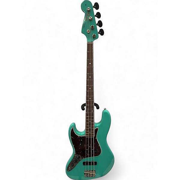 Used 2023 Fender American Vintage II 1966 Jazz Bass Left-Handed  Sea Foam Green Electric Bass Guitar