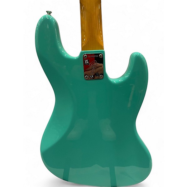 Used 2023 Fender American Vintage II 1966 Jazz Bass Left-Handed  Sea Foam Green Electric Bass Guitar