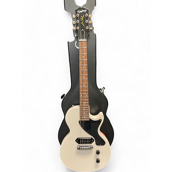 Used Epiphone Billie Joe Armstrong Les Paul Junior Classic White Solid Body Electric Guitar