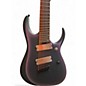 Used Ibanez rgd71ALMs black aurora Solid Body Electric Guitar