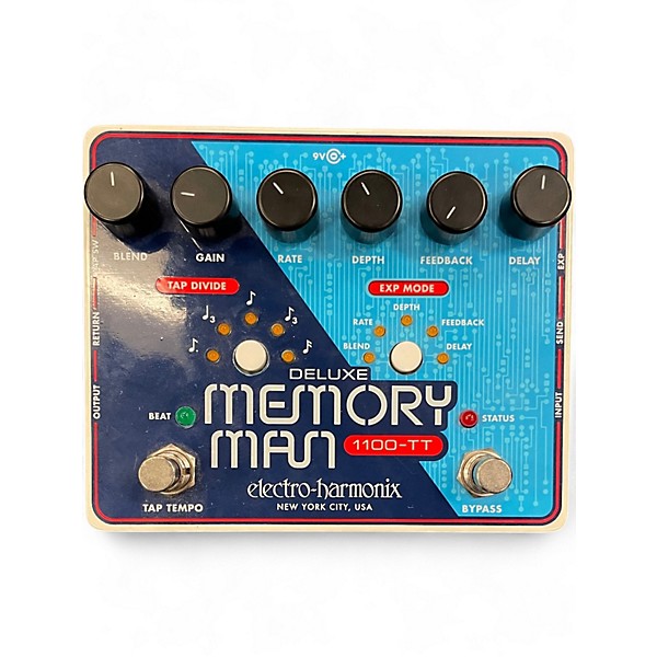 Used Electro-Harmonix Deluxe Memory Man Effect Pedal