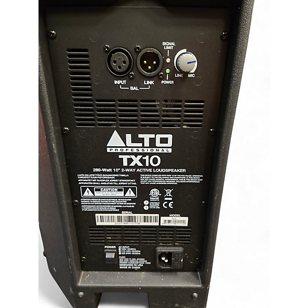 Used Alto TX10 10in Powered Speaker