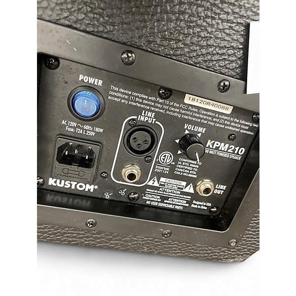 Used Kustom KPM210 Powered Monitor