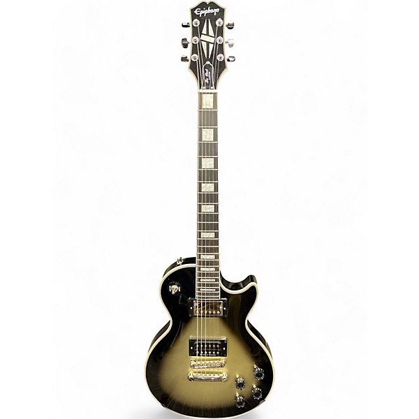 Used Epiphone LES PAUL CUSTOM ADAM JONES Black and Silver Solid Body Electric Guitar,Specials : American Fashion Style Bags On Sale Used Epiphone LES PAUL CUSTOM ADAM JONES Black and Silver Solid Body Electric Guitar,Specials : American Fashion Style Bags On Sale
