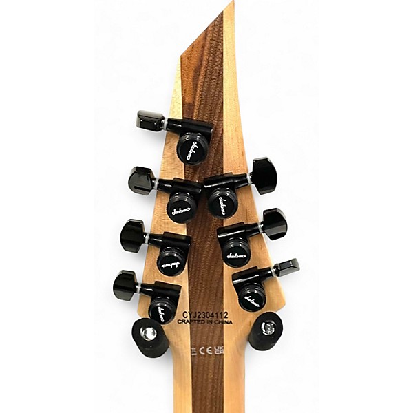 Used Jackson MDK7 PRO PLUS Satin Black Solid Body Electric Guitar