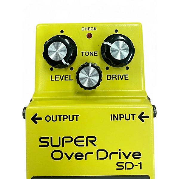 Used BOSS SD1 Super Overdrive Effect Pedal