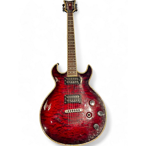 Used Schecter Guitar Research S-1 Elite Trans Red Solid Body Electric Guitar