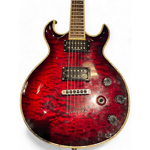 Used Schecter Guitar Research S-1 Elite Trans Red Solid Body Electric Guitar