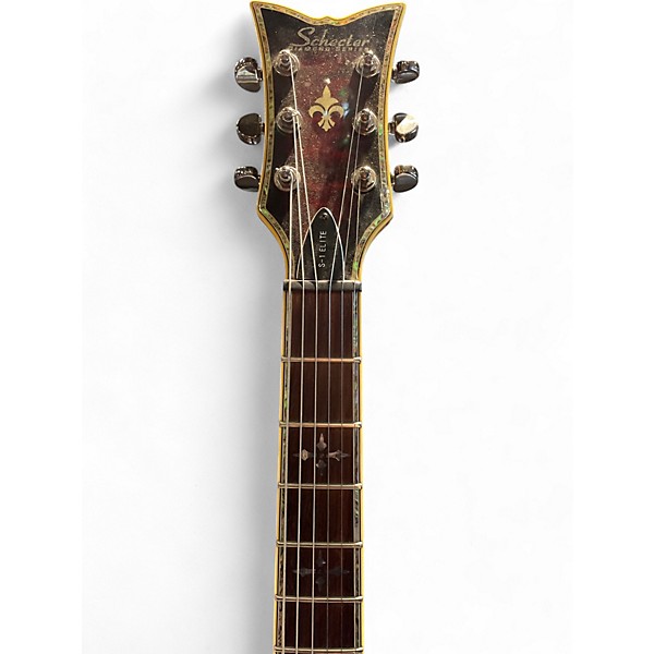 Used Schecter Guitar Research S-1 Elite Trans Red Solid Body Electric Guitar