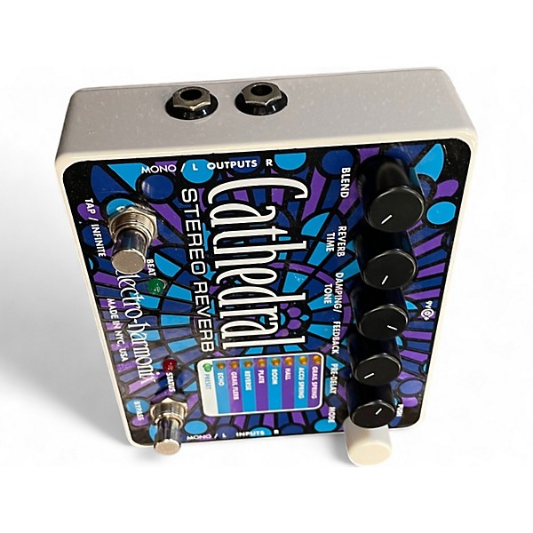 Used Electro-Harmonix Cathedral Stereo Reverb Effect Pedal