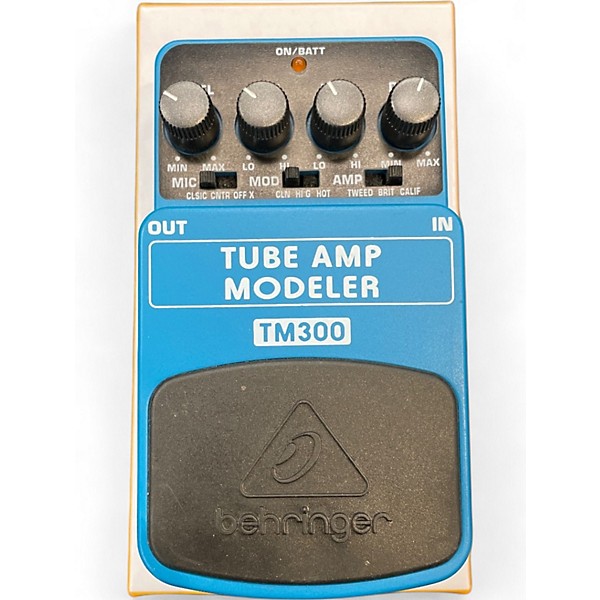 Used Behringer TM300 Tube Amp Modeler Effect Pedal