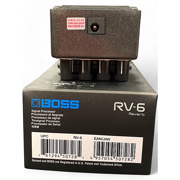 Used BOSS RV6 Digital Reverb Effect Pedal