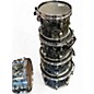 Used TAMA 6 Piece Starclassic Performer liquid METAL  Drum Kit