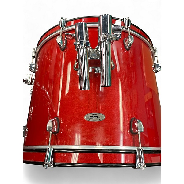 Used SPL 5 Piece Unity 2 Red Sparkle Drum Kit