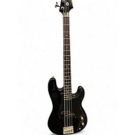 Used Silvertone Used Silvertone Black  Black Electric Bass Guitar