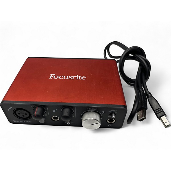 Used Focusrite Scarlett Solo Gen 2 Audio Interface