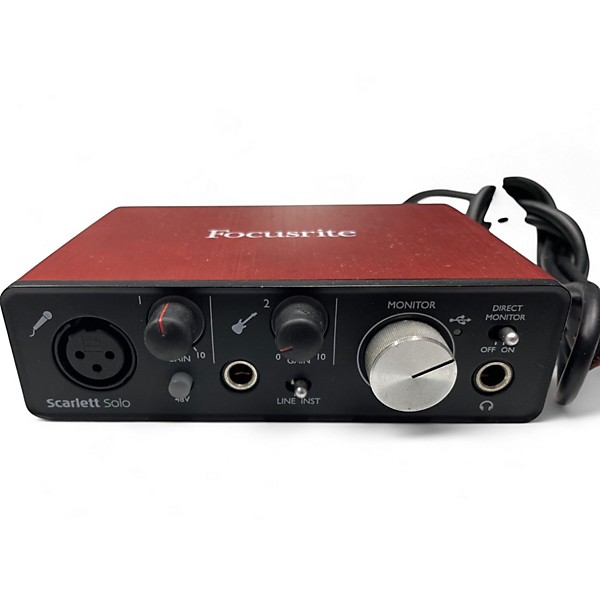 Used Focusrite Scarlett Solo Gen 2 Audio Interface