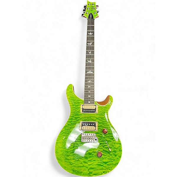 Used PRS  SE Custom 24 Eriza Verde Green Solid Body Electric Guitar