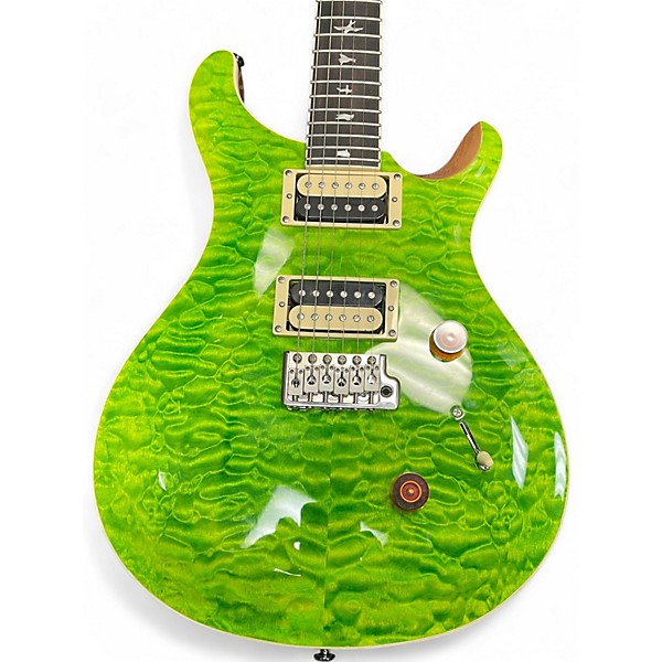 Used PRS  SE Custom 24 Eriza Verde Green Solid Body Electric Guitar