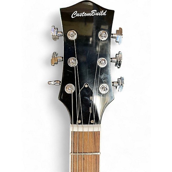 Used Custom Build Midsize I-35 Forest Green Hollow Body Electric Guitar