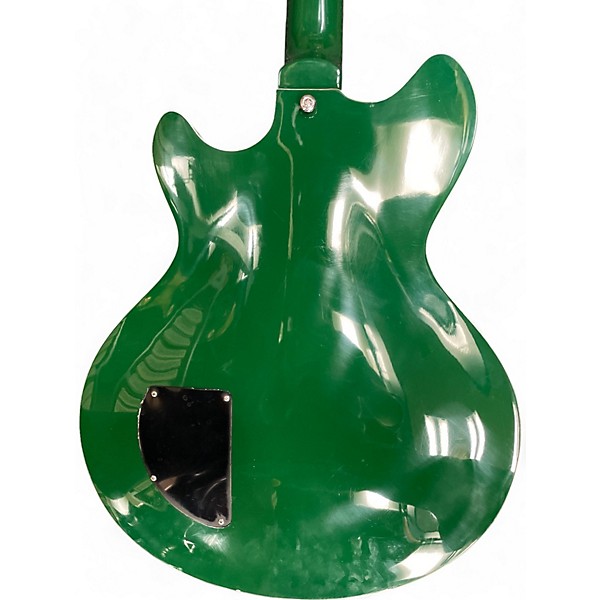 Used Custom Build Midsize I-35 Forest Green Hollow Body Electric Guitar
