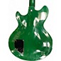 Used Custom Build Midsize I-35 Forest Green Hollow Body Electric Guitar