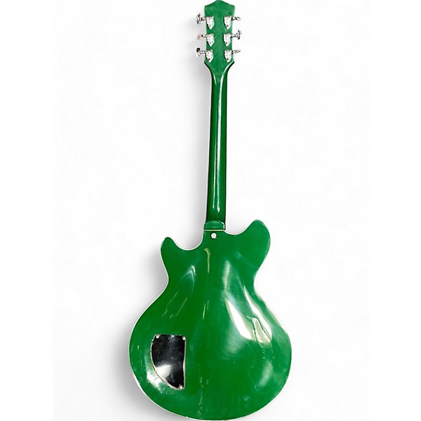 Used Custom Build Midsize I-35 Forest Green Hollow Body Electric Guitar