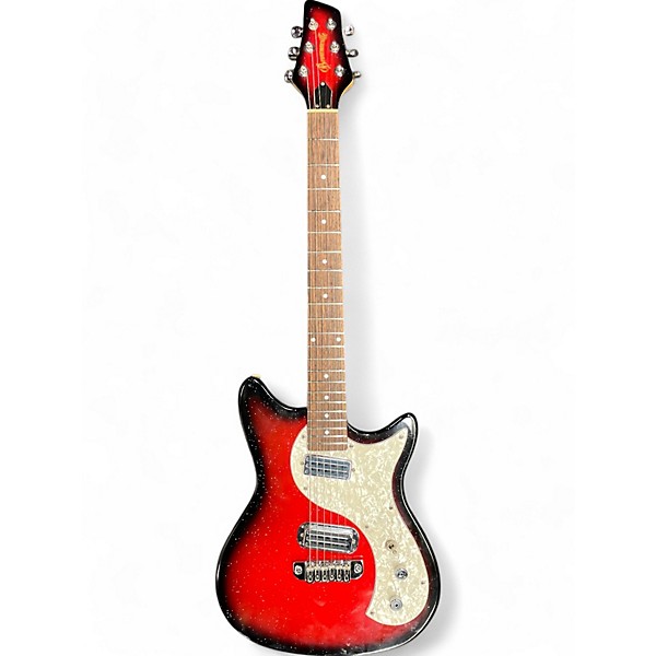 Used Brownsville Impala Red Burst  Solid Body Electric Guitar