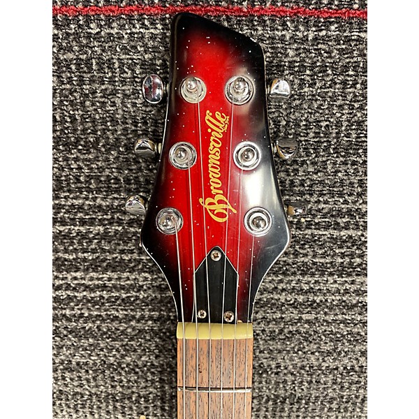 Used Brownsville Impala Red Burst  Solid Body Electric Guitar