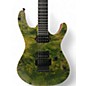 Used Vola Ares Tribal Green Burl Solid Body Electric Guitar thumbnail